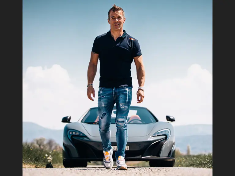 The nine-time WRC champion, Sébastien Loeb (pictured) has owned this McLaren 675LT Spider since 2019.