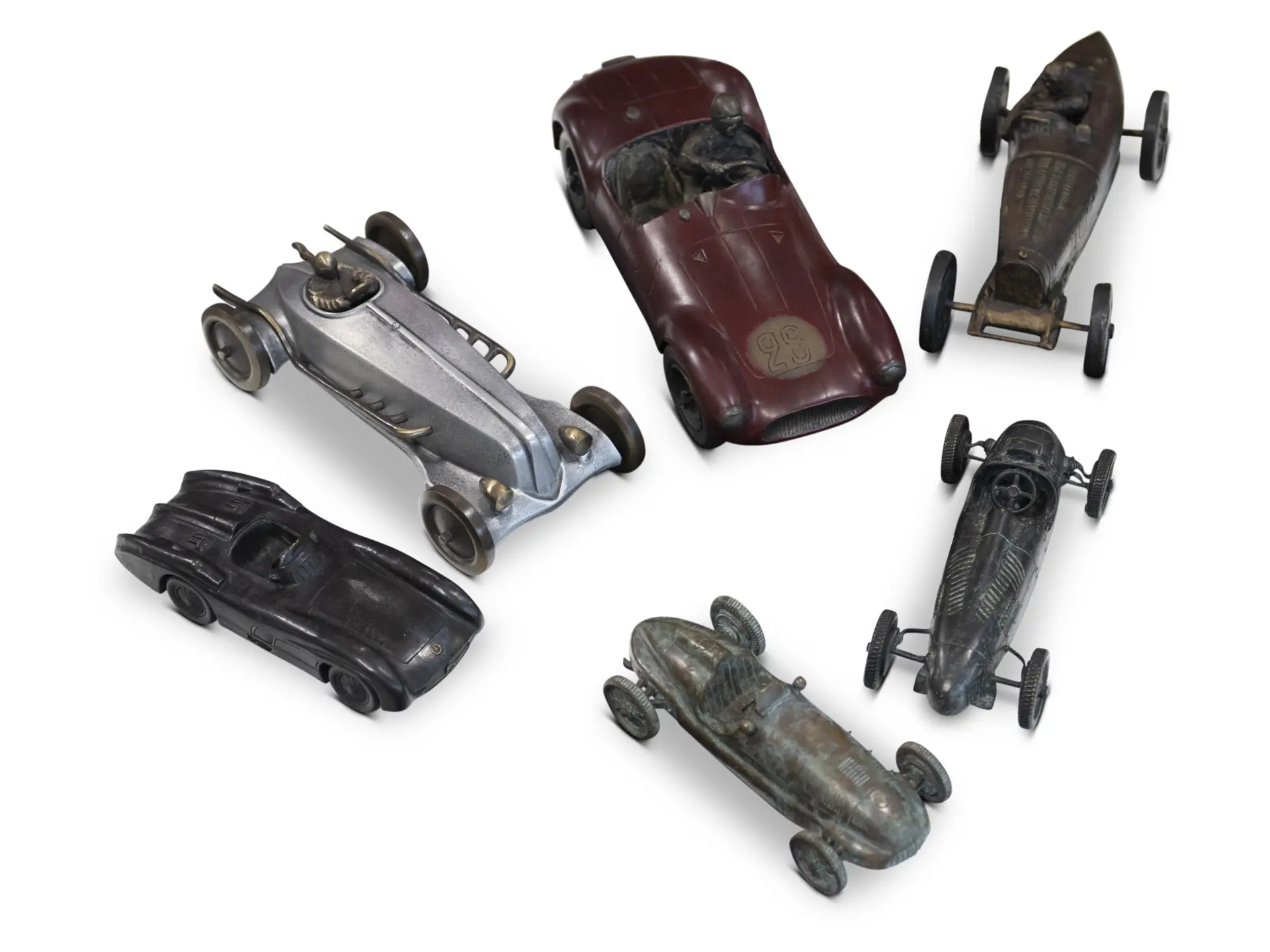 Grouping of European Bronze Race Cars | Gene Ponder Collection | RM ...