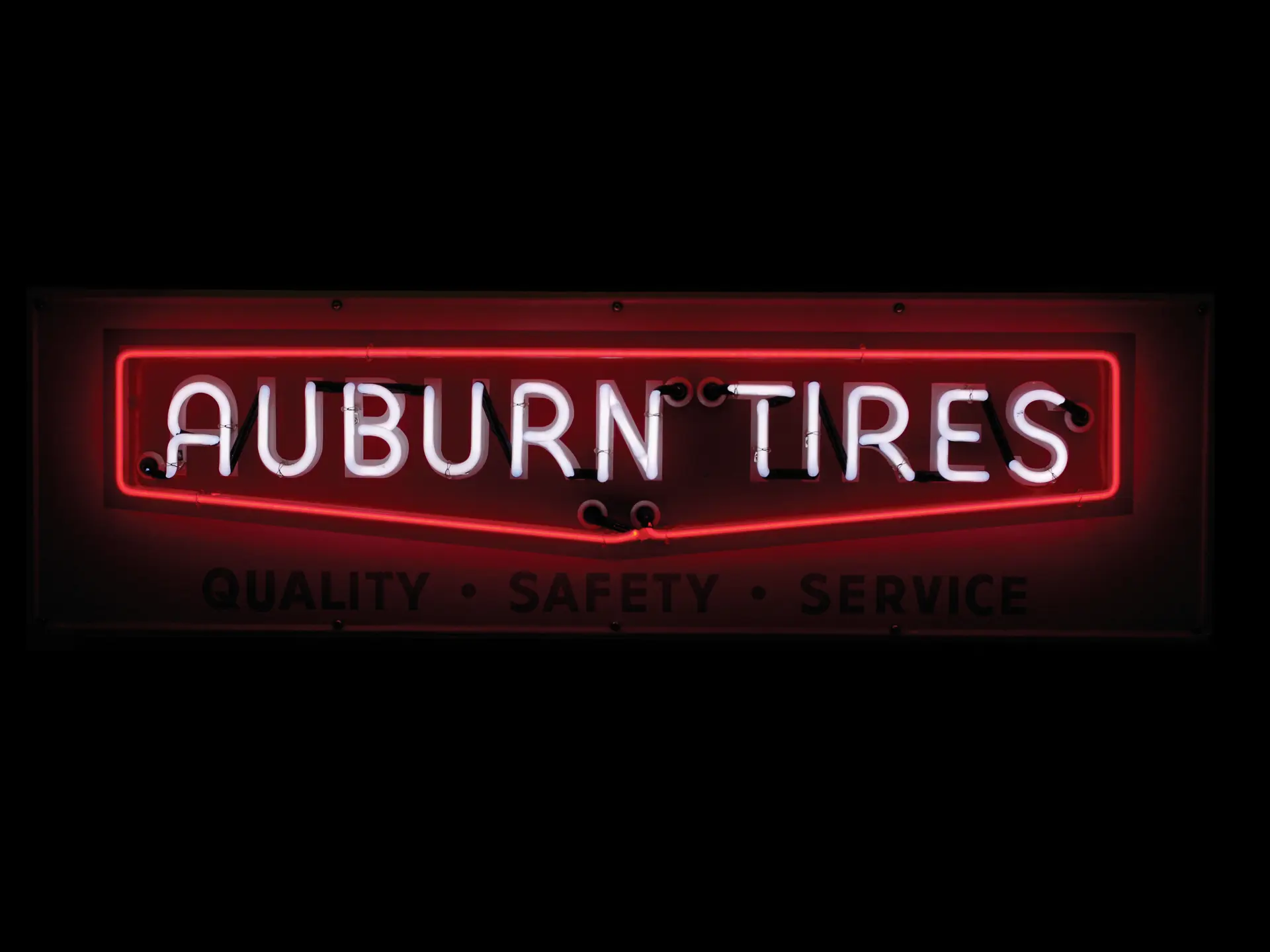 Auburn Tires Neon The Dingman Ford Collection RM Sotheby's