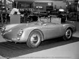 Chassis 550-0068 on the Porsche stand at the 1955 Frankfurt Motor Show.