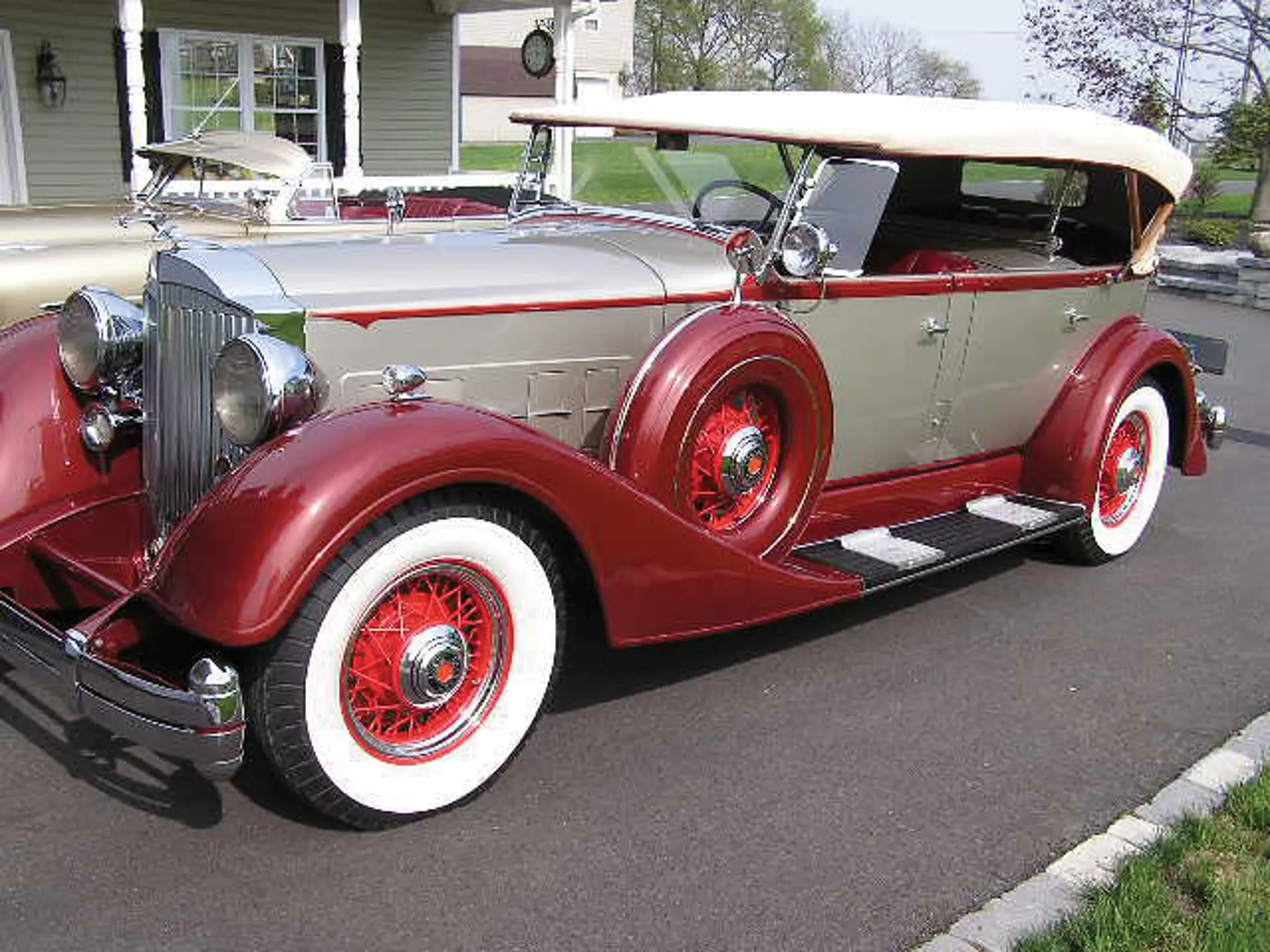 1934 Packard Eight Dual Cowl Phaeton Vintage Motor Cars at Hershey