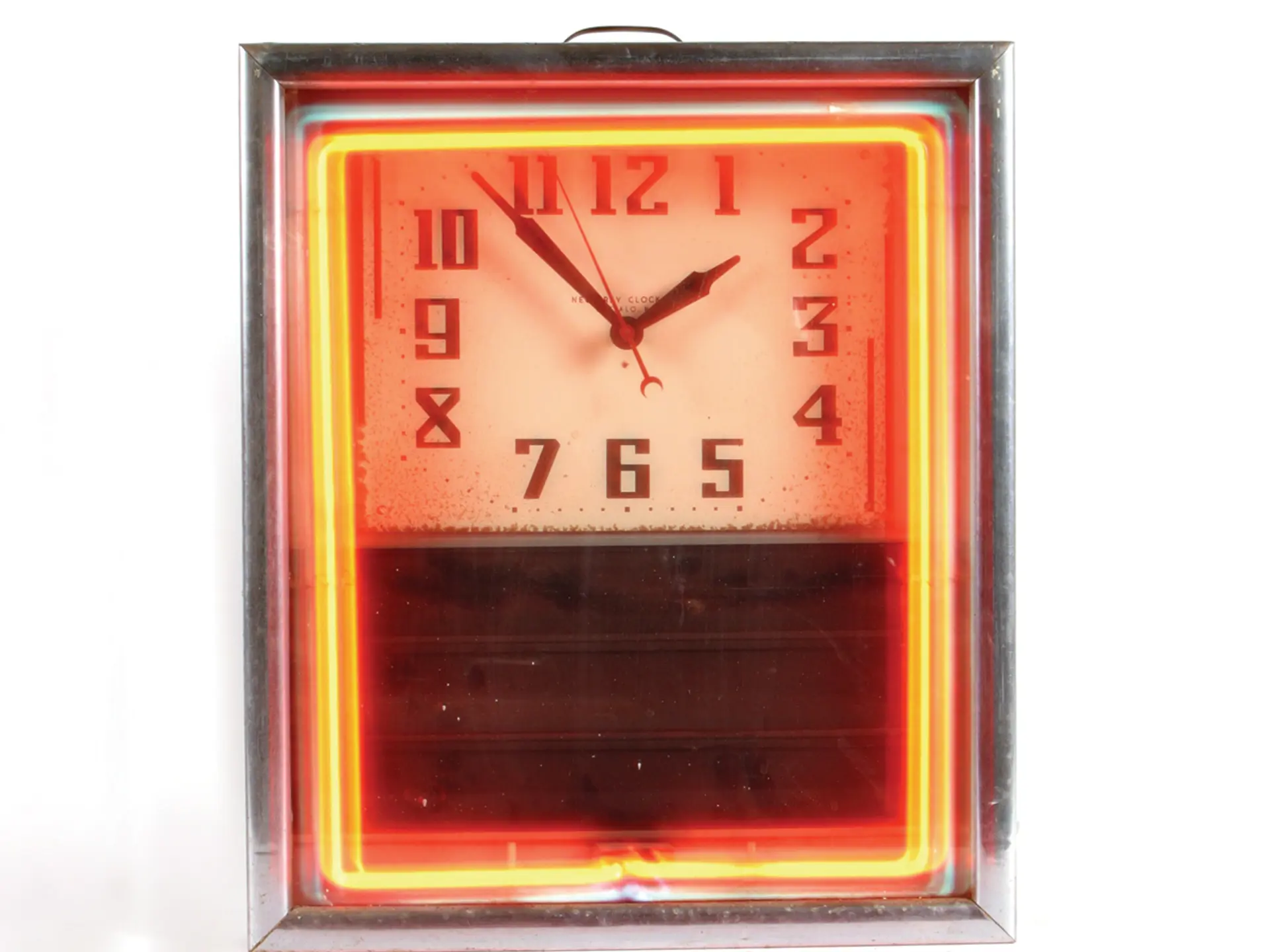 NEONRAY CLOCK Private Collection of Tom & Marlene Stackhouse RM