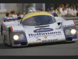 The Porsche sported race number “3” and wore a Rothmans-Porsche livery at the 1985 24 Hours of Le Mans.