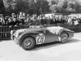 The Works Experimental Competition TR2 driven to 14th place overall, 5th in class, at Le Mans in 1955.