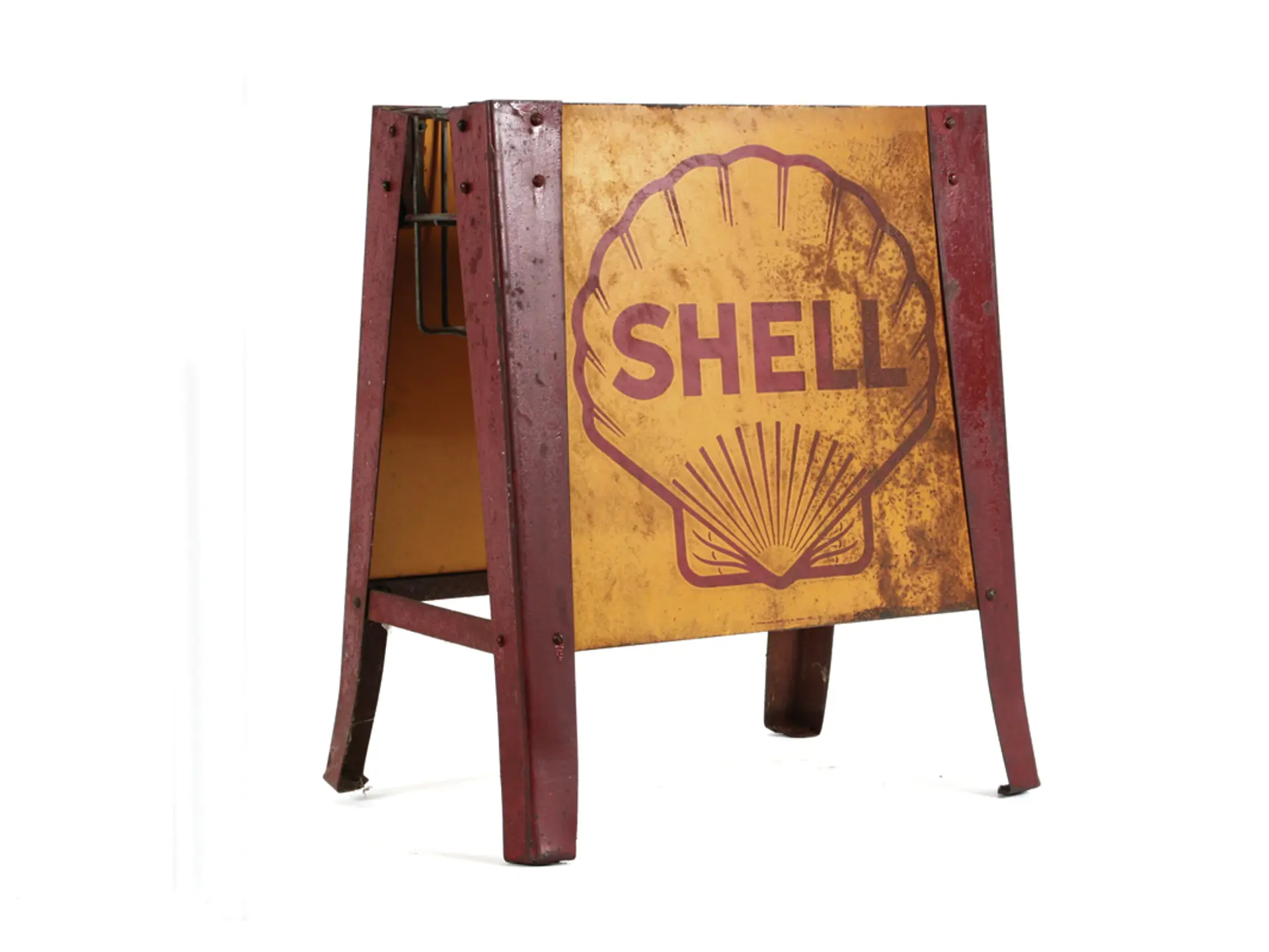 SHELL OIL BOTTLE RACK | Private Collection of Tom & Marlene Stackhouse ...