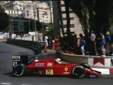 Nigel Mansell in the Ferrari 640, “chassis 109”, at the 1989 Monaco Grand Prix.