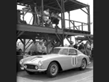 Chassis 1773 GT as seen in the pits at the 1960 12 Hours of Sebring.