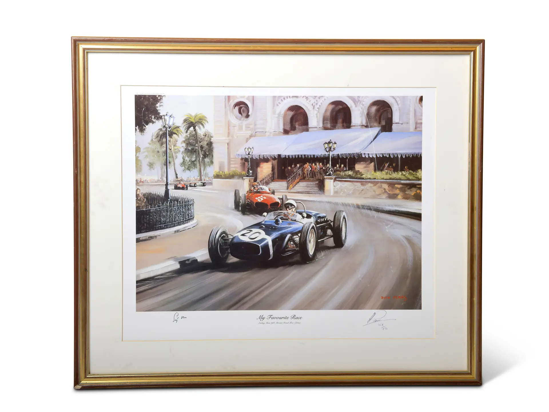 My Favourite Race: Stirling Moss 1961 Monaco Grand Prix Print 