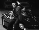 Johnny Hallyday and his Iso Grifo A3/C in France in October of 1965.