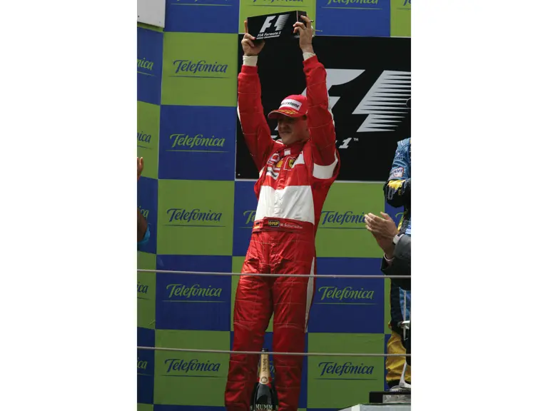 Fernando Alonso won the 2006 Spanish Grand Prix, with Michael Scumacher settling for 2nd place.