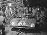 Seen here in the Sebring pit lane, during the 12 Hours of Sebring in March 1972, chassis 0886 received fresh fuel and rubber before returning to the track to claim 2nd place.