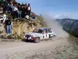 Jean-Luc Therrier at the 1982 Rallye d’Antibes.