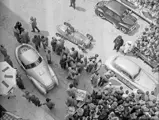 The Uovo stages for the start of the 1951 Mille Miglia.