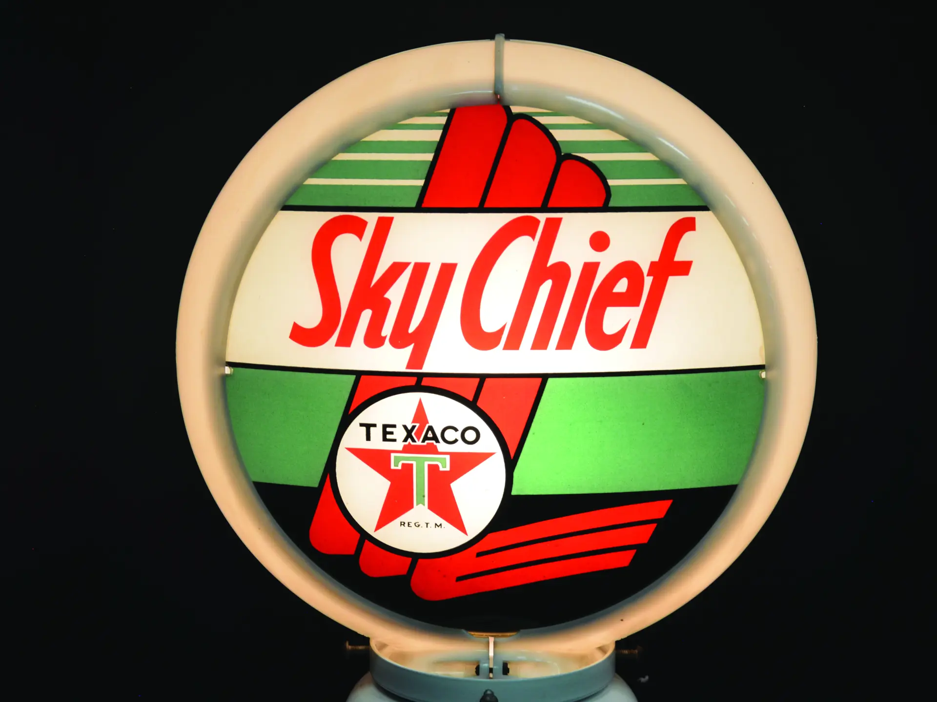 An original Sky Chief Texaco gas globe. | Auburn Fall 2016 | RM Sotheby's