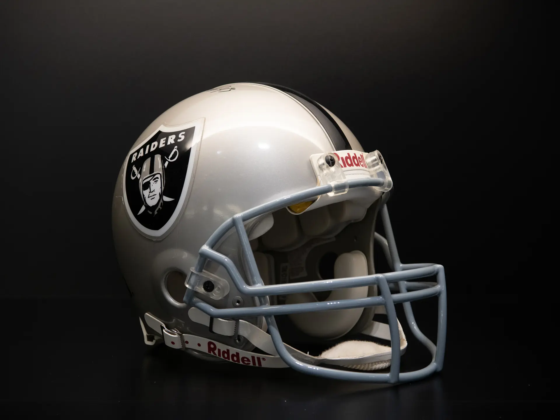 Oakland Raiders Autographed Football Helmet 