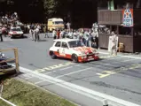 Chassis no. R5T/684 as seen at the beginning of the fourth round of the European Hill Climb Championship in 1988.