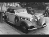 The Lancefield 540 K Drophead Coupe, street-parked in London in the 1950s.