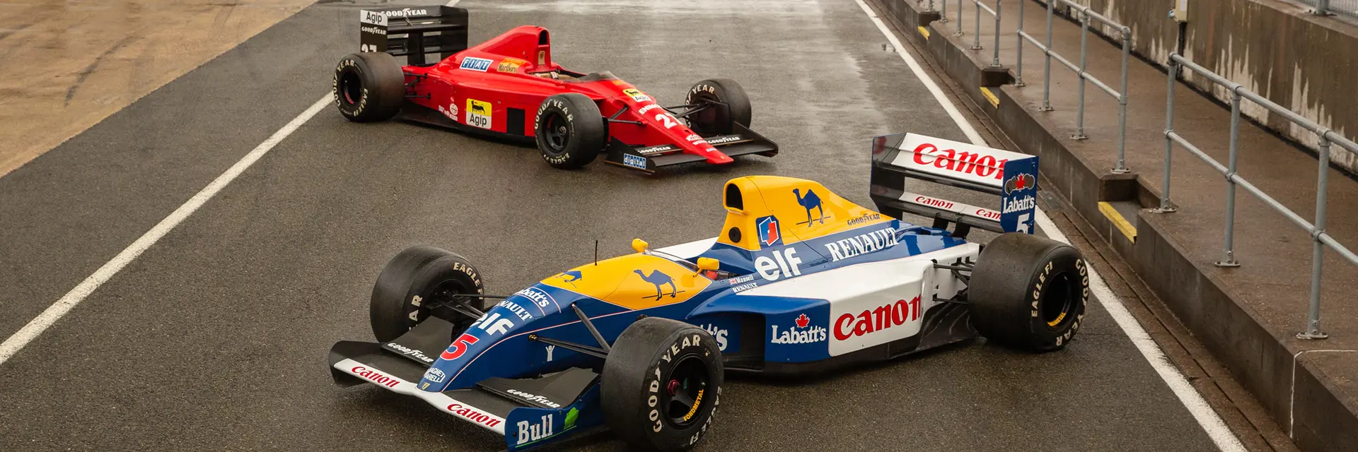 Nigel Mansell's 1989 Ferrari and 1991 Williams offered at RM Sotheby's Monaco Cars Auction held at the Grimaldi Forum 2022