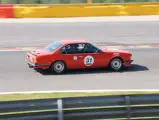 The BMW 635 CSi wears race number “31” as it competes in the Heritage Touring Cup, seen here at Spa-Classic in May 2014.