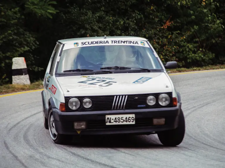 At the 1990 Trento Bondone rally.