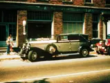 J-254 outside Joe Kaufmann’s regular haunt, the Hotel Auburn, during the ACD Club National Reunion in the late 1950s.