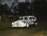 Henri Toivonen en route to an overall win at the 1985 Lombard RAC Rally.