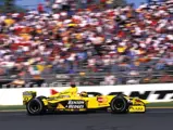Heinz-Harald Frentzen races to a second place finish at the 1999 Australia Grand Prix
