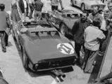 Chassis no. 0798 lined up for the start of the 1962 24 Hours of Le Mans.
