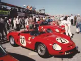 Chassis no. 0798 awaiting the start of the 1963 12 Hours of Sebring.