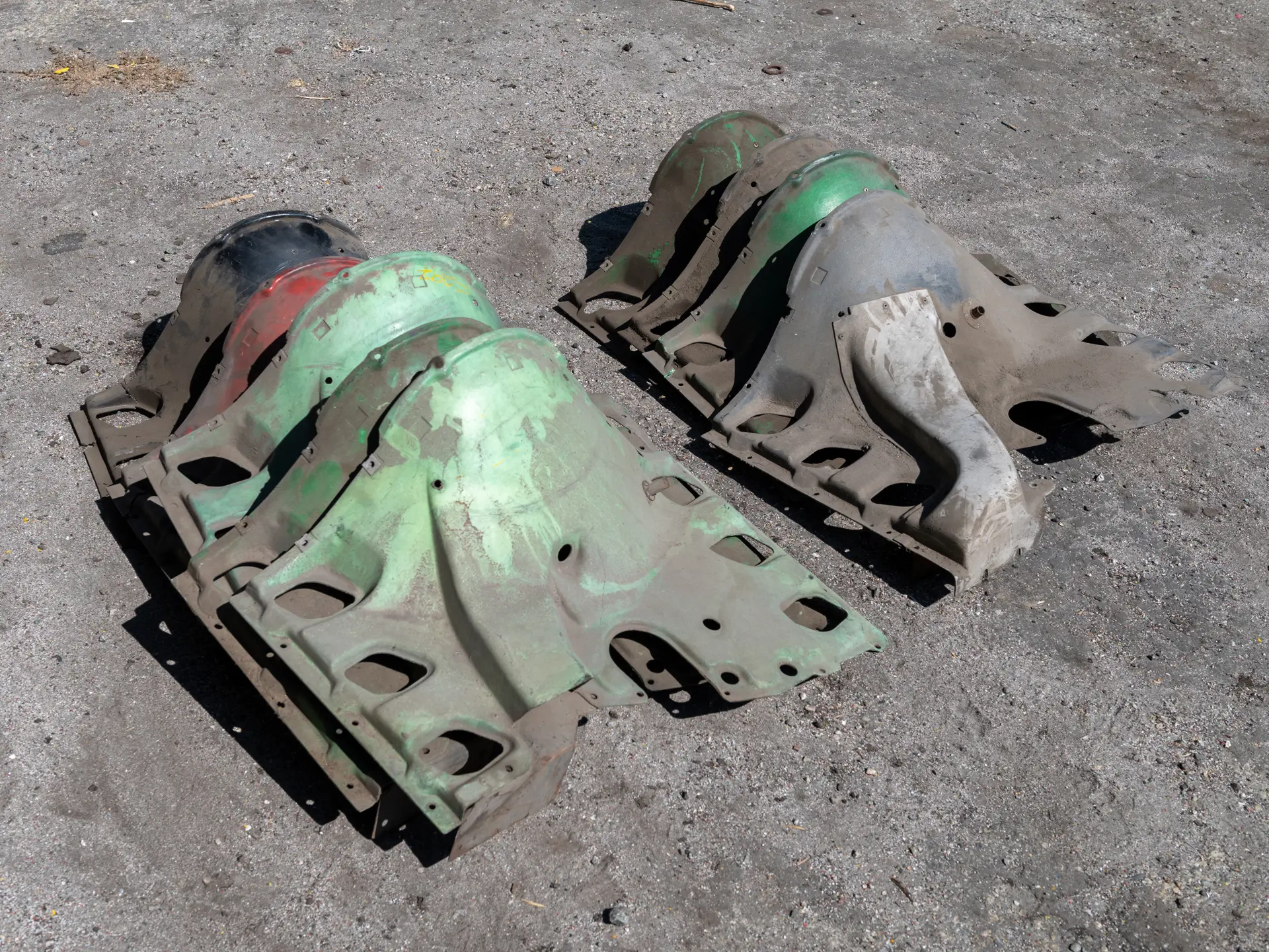 Nine Early 911 Engine Fan Shrouds | The Junkyard: The Rudi Klein ...