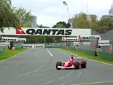 Michael Schumacher (GER) is competing in the first Grand Prix of the year in last year's Ferrari F2001
Australian Grand Prix Practice, Albert Park, Melbourne, 01 March 2002.