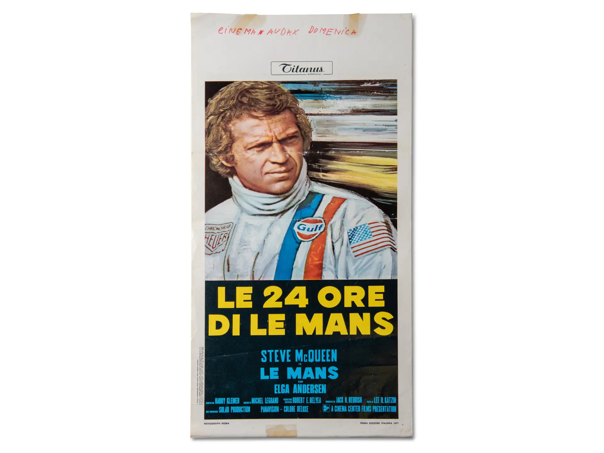 Le 24 Ore Di Le Mans HalfSheet Movie Poster, 1971 Open Roads, Fall