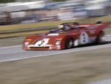 Darting down the track at the 1972 12 Hours of Sebring and sporting race number “3”, chassis 0886 was driven by Ronnie Peterson and Tim Schenken to finish 2nd overall.