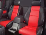 Ford Sport Trac Adrenalin teaser: Adrenalin features comfortable rear bucket seats separated by a full-length center console.